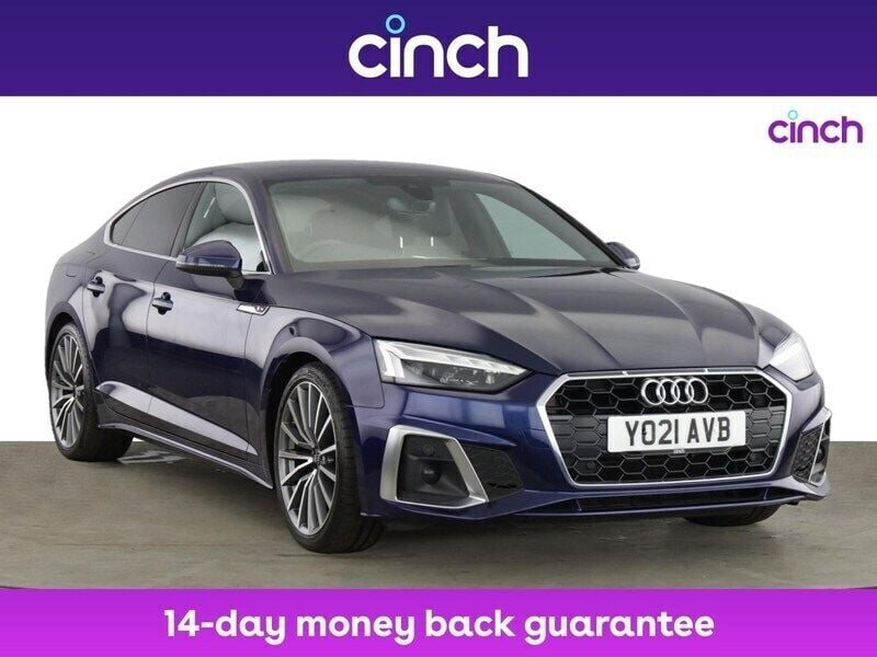 Blue Used 2021 Audi A5 Comfort Coupe | £23,089 (Good price) - Image 1/3