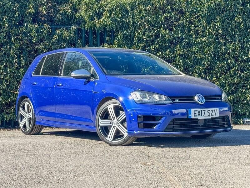 Used VW Golf VII R 310 HP (228 kW) 2017 Blue Hatchback