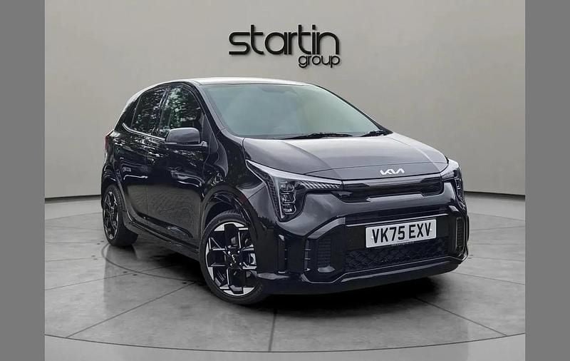 Black New 2025 Kia Picanto GT-Line Hatchback | £16,599 (Good price) - Image 1/4