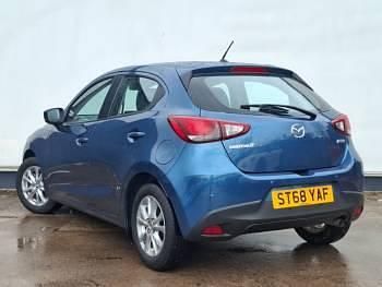 Begagnad Mazda 2 90 HK (66 kW) 2018 Blå Halvkombi