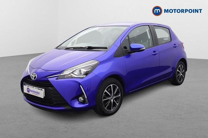 Used Toyota Yaris 2019 Blue Hatchback