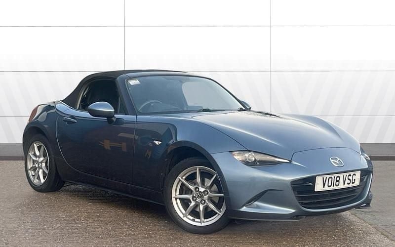 Blue Used 2018 Mazda MX5 Cabriolet | £10,503 (Good price) - Image 1/4
