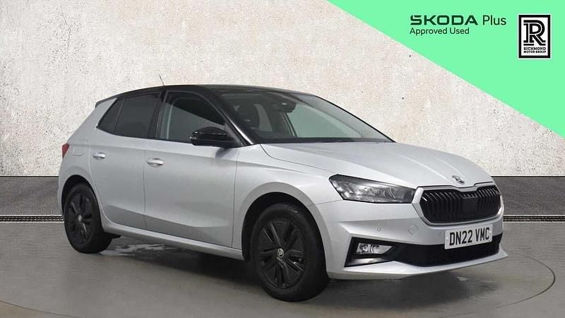 Silver Used 2022 Skoda Fabia Colour Edition Hatchback | £13,096 (Fair price) - Image 1/3