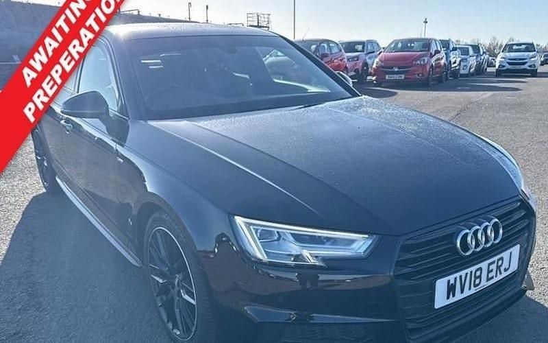 Used Audi A4 Black Edition 150 HP (110 kW) 2018 Black Sedan
