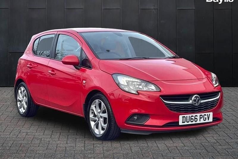Used Vauxhall Corsa 90 HP (66 kW) 2016 Red Hatchback