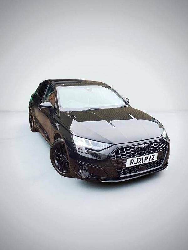 Used Audi A3 Sportback Sport 110 HP (80 kW) 2021 Black Hatchback