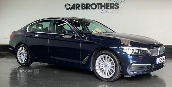 Blue Used 2018 BMW 530e Sedan | £13,995 (Fair price) - Image 1/4