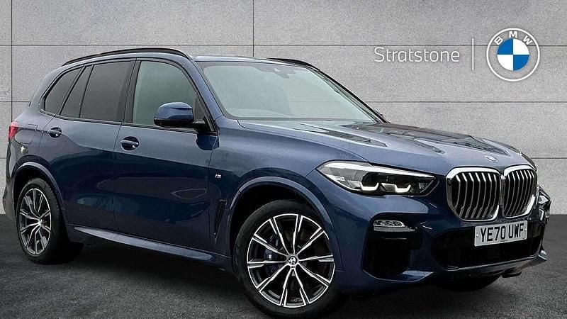 Used BMW X5 M Sport 282 HP (207 kW) 2020 Blue SUV