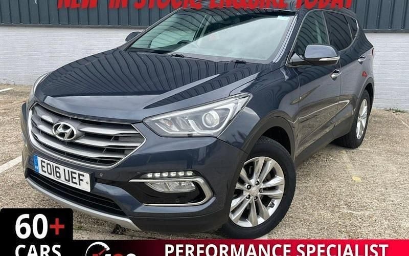 Blue Used 2016 Hyundai Santa Fe Premium SUV | £8,000 (Good price) - Image 1/4