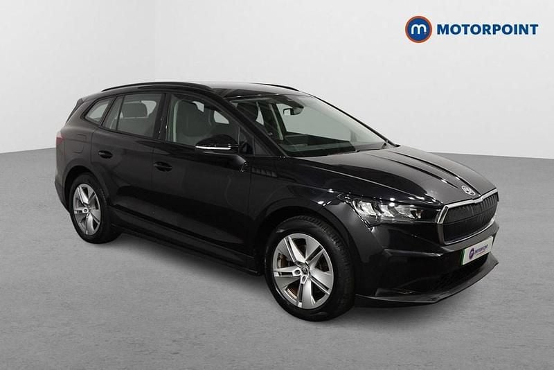 Black Used 2022 Skoda Enyaq iV ecoSuite SUV | £16,349 (Fair price) - Image 1/4
