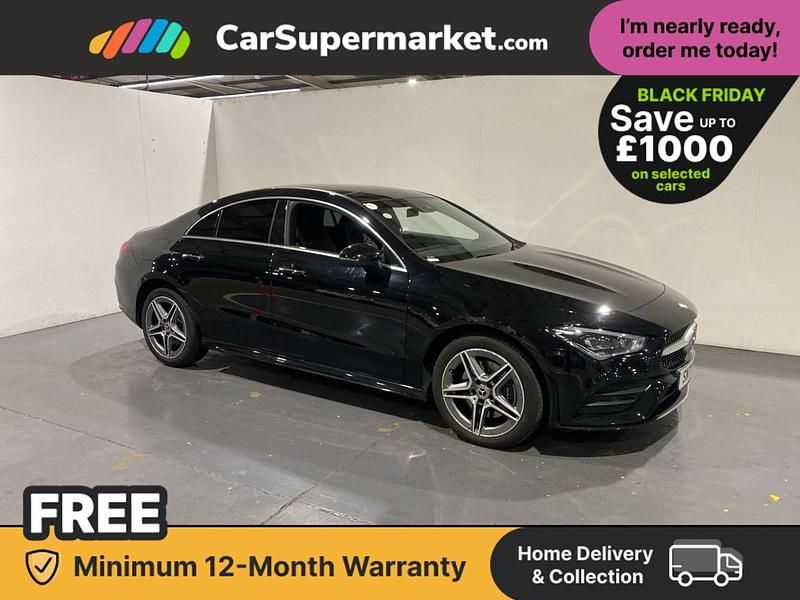 Black Used 2021 Mercedes CLA250e AMG Line Premium Plus Sedan | £20,697 (Fair price) - Image 1/3
