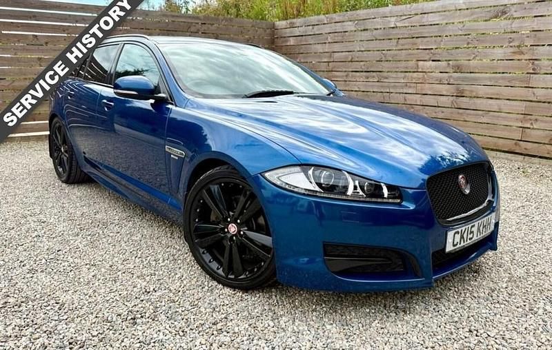 Blue Used 2015 Jaguar XF Sportbrake R-Sport Estate | £8,495 (Fair price) - Image 1/4