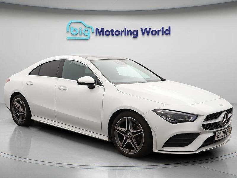 White Used 2020 Mercedes CLA180 AMG line Sedan | £23,712 (Fair price) - Image 1/4