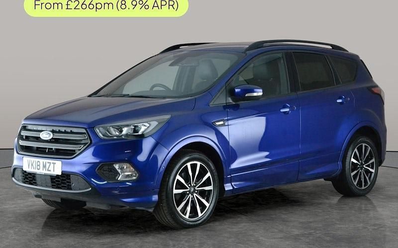Used Ford Kuga ST-Line 150 HP (110 kW) 2018 Blue SUV