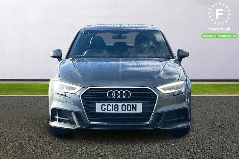 Grey Used 2018 Audi A3 Sportback S-Line Hatchback | £13,799 (Good price) - Image 1/3