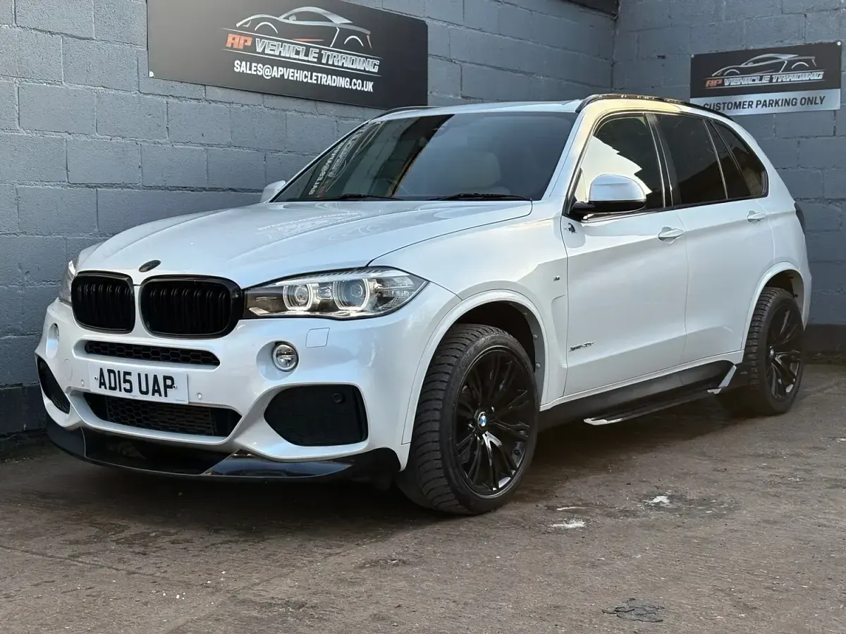 Used BMW X5 M Sport 308 HP (226 kW) 2015 White SUV