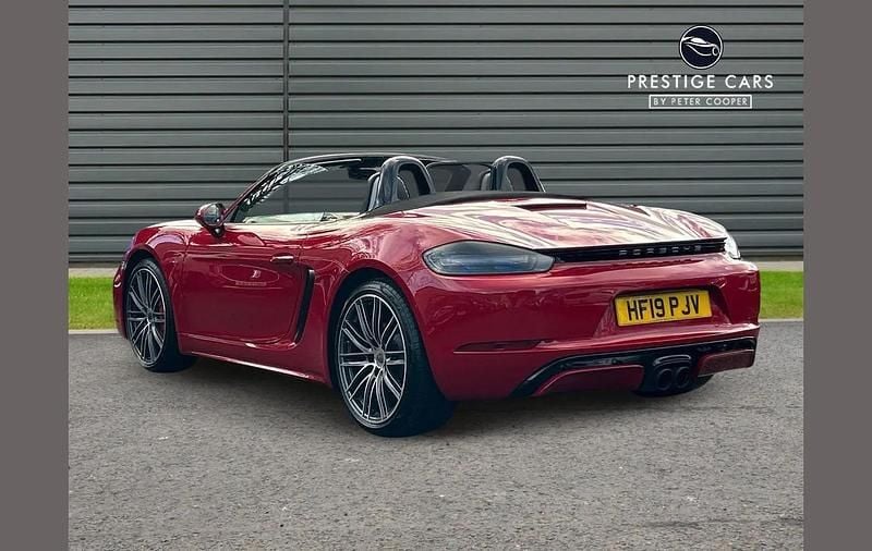 Used Porsche Boxster 344 HP (253 kW) 2019 Red Cabriolet