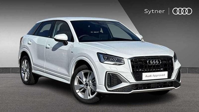White New 2025 Audi Q2 S-Line SUV | £29,500 (Expensive) - Image 1/4