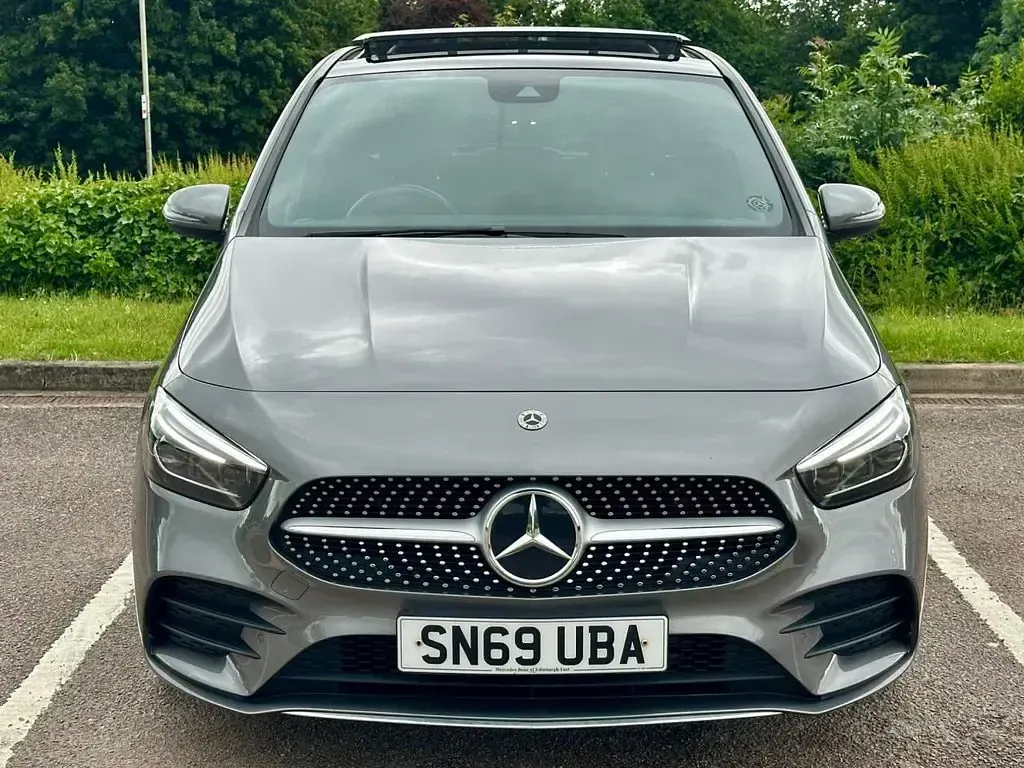 Used Mercedes B220 AMG line 190 HP (139 kW) 2019 Grey Hatchback