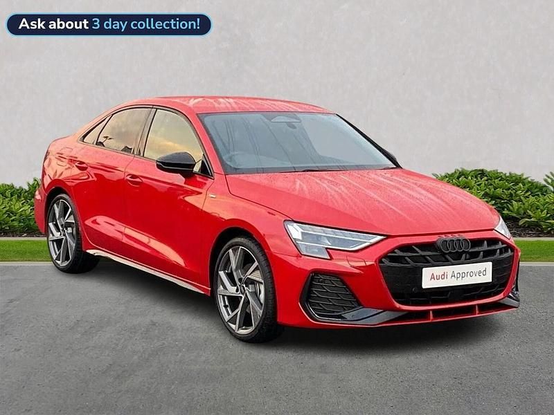 Used Audi A3 Black Edition 147 HP (108 kW) 2025 Red Sedan