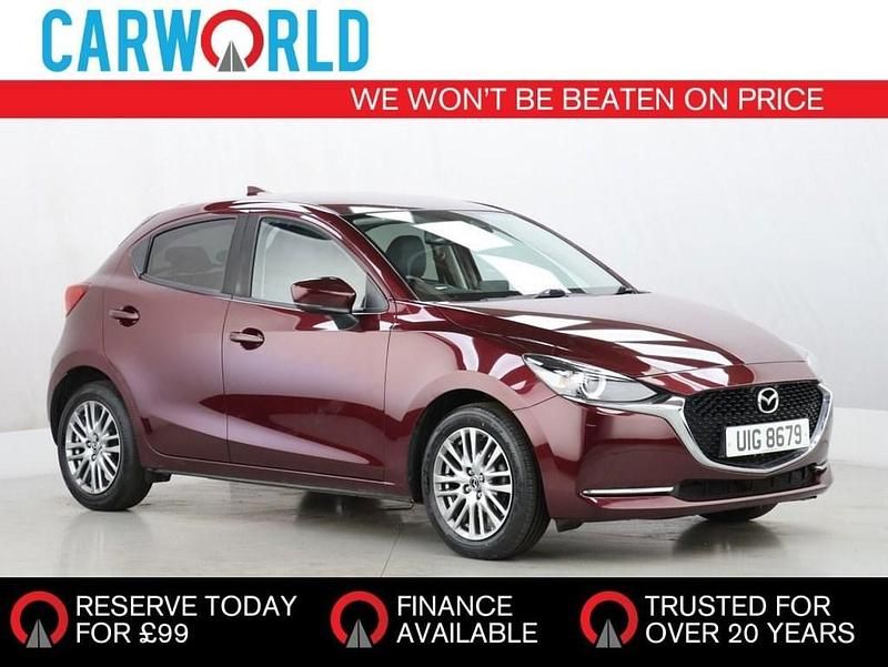 Red Used 2020 Mazda 2 Inclusive Hatchback | £9,971 (Fair price) - Image 1/3
