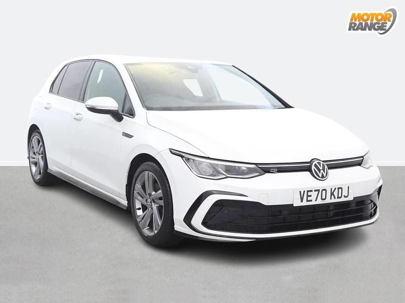 Used VW Golf VII R-line 150 HP (110 kW) 2020 White Hatchback