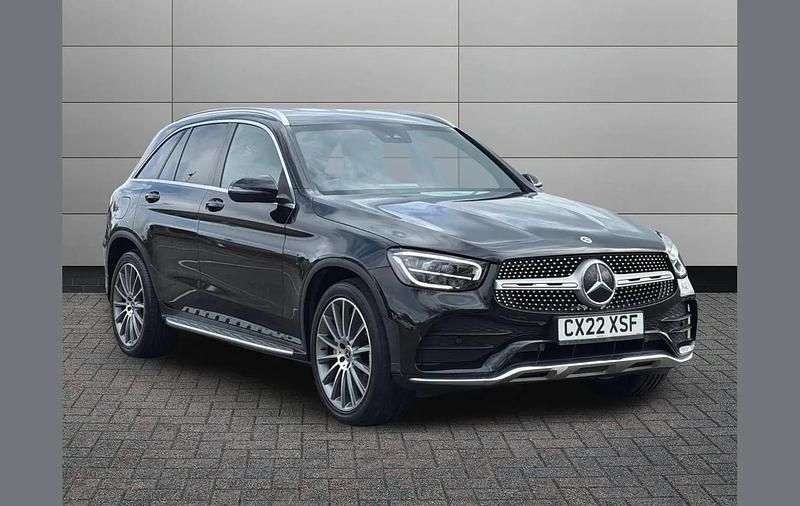 Used Mercedes GLC220 AMG Line Premium 194 HP (142 kW) 2022 Black SUV