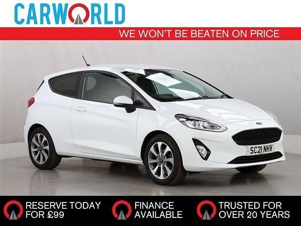 White Used 2021 Ford Fiesta Trend Hatchback | £9,989 (Fair price) - Image 1/3