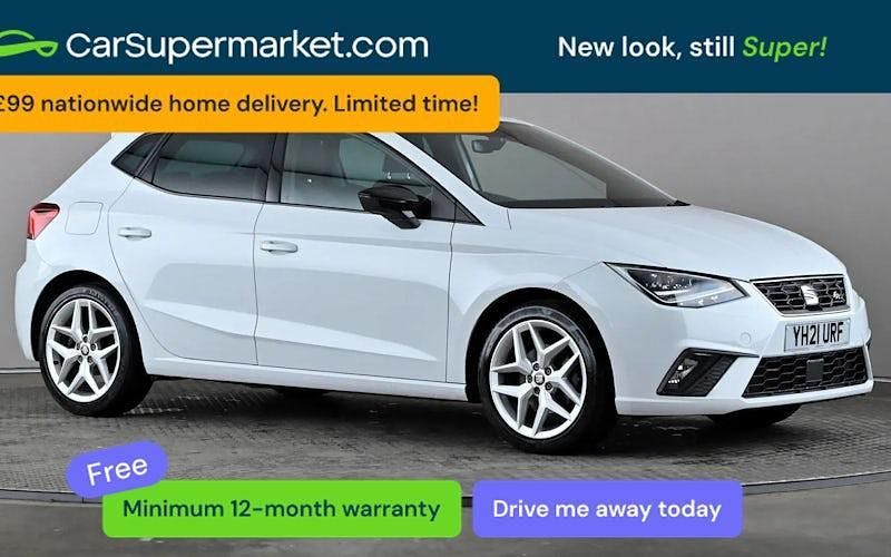 Used Seat Ibiza FR 110 HP (80 kW) 2021 White Hatchback