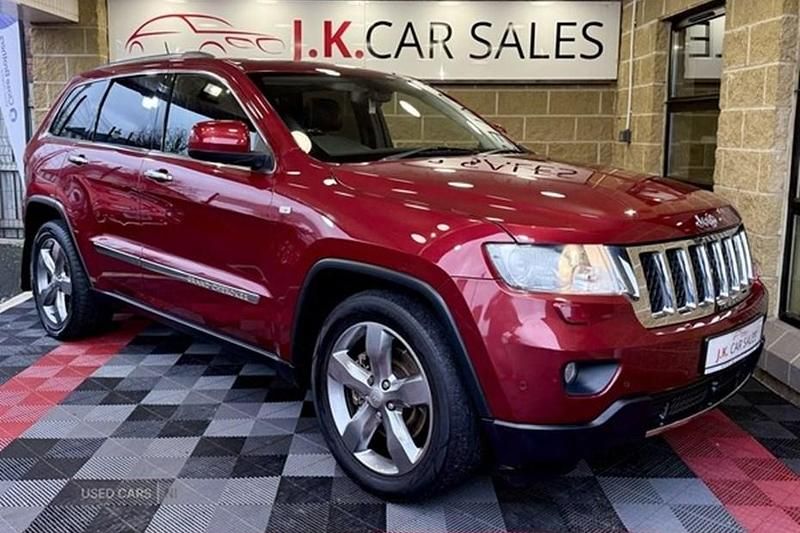 Red Used 2012 Jeep Grand Cherokee Overland SUV | £9,995 - Image 1/1