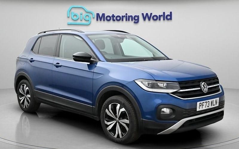 Used VW T-Cross Black Edition 110 HP (80 kW) 2023 Blue SUV