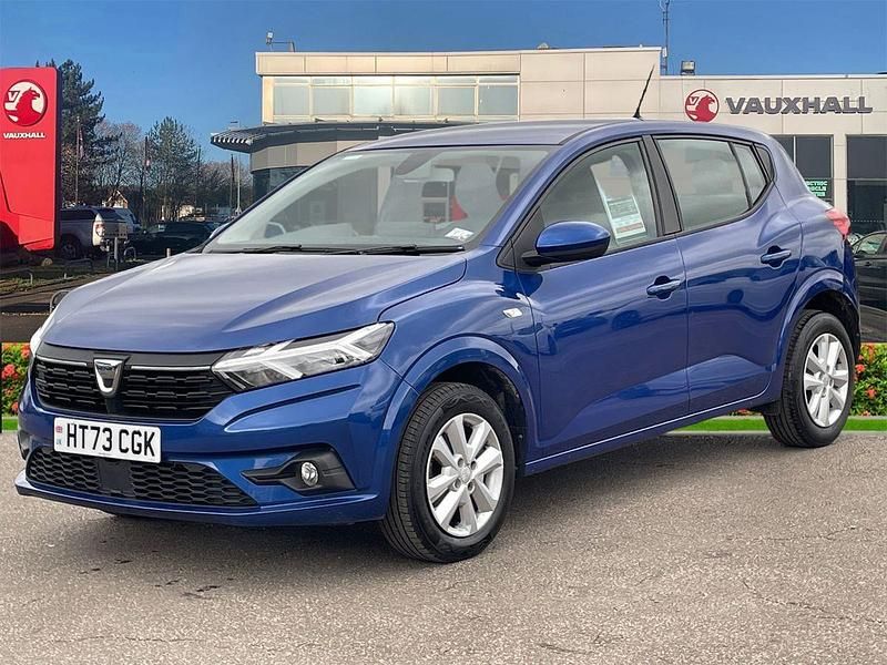 Used Dacia Sandero Expression 100 HP (73 kW) 2023 Blue Hatchback