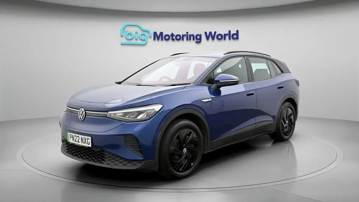 Käytetty VW ID.4 Pro Performance 150 kW (204 HP) 2021 Sininen Katumaasturi