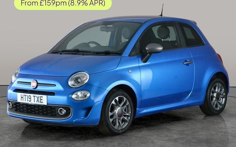 Used Fiat 500 S 69 HP (50 kW) 2019 Blue Hatchback