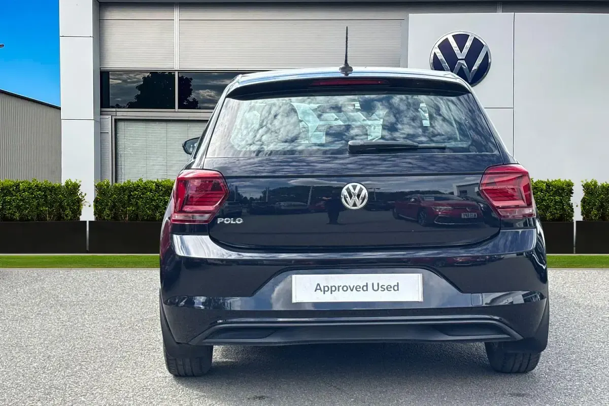 Used VW Polo Edition 95 HP (69 kW) 2019 Black Hatchback
