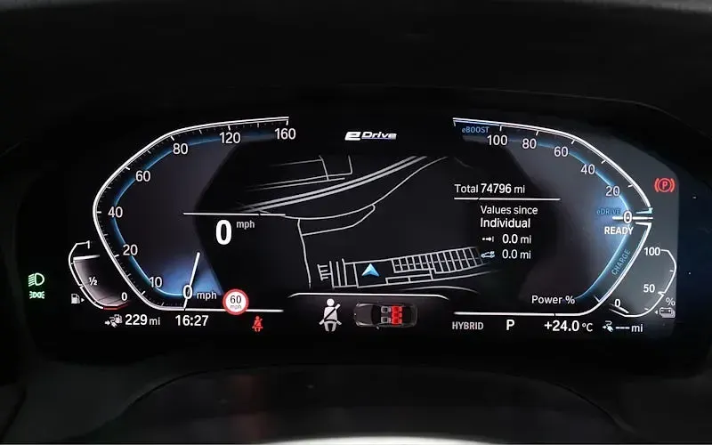 Used BMW 330e M Sport 292 HP (214 kW) 2019 Blue Sedan