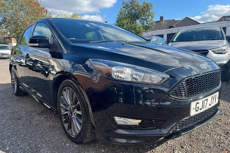 Black Used 2017 Ford Focus ST-Line Hatchback | £8,995 (Good price) - Image 1/1