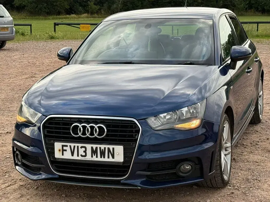 Used Audi A1 S-Line 2013 Blue Hatchback