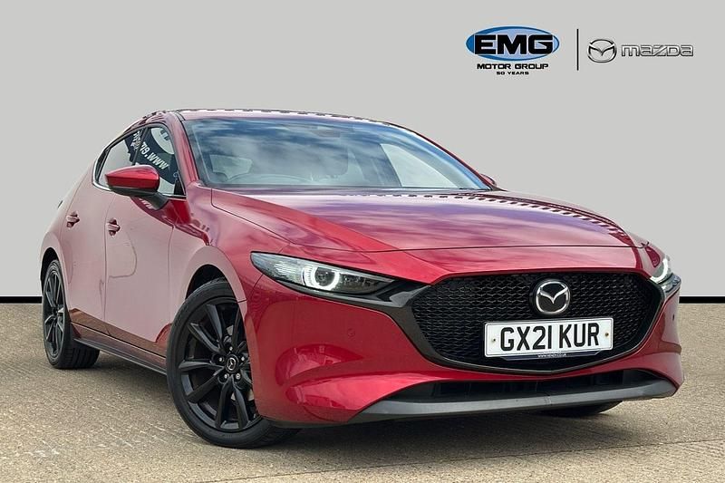 Red Used 2021 Mazda 3 Inclusive Hatchback | £18,695 (Fair price) - Image 1/3