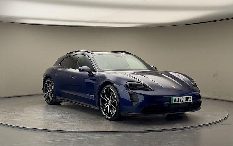 Used Porsche Taycan Performance Package 389 kW (530 HP) 2023 Gentian blue metallic Estate