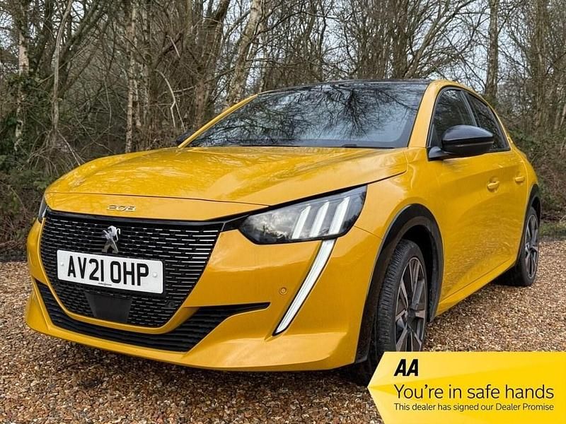 Used Peugeot 208 GT 100 HP (73 kW) 2021 Yellow Hatchback