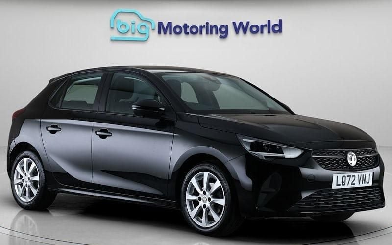 Used Vauxhall Corsa Design Edition 75 HP (55 kW) 2022 Black Hatchback