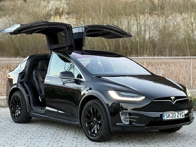 Black Used 2020 Tesla Model X Long Range AWD SUV | £29,490 (Good price) - Image 1/4