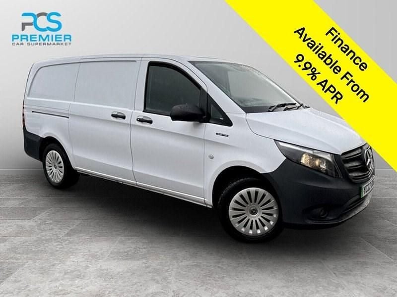 White Used 2022 Mercedes e-Vito Progressive Van | £11,500 (Good price) - Image 1/3