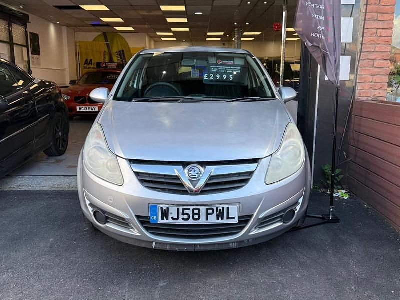 Used Vauxhall Corsa Club 89 HP (65 kW) 2008 Silver Hatchback