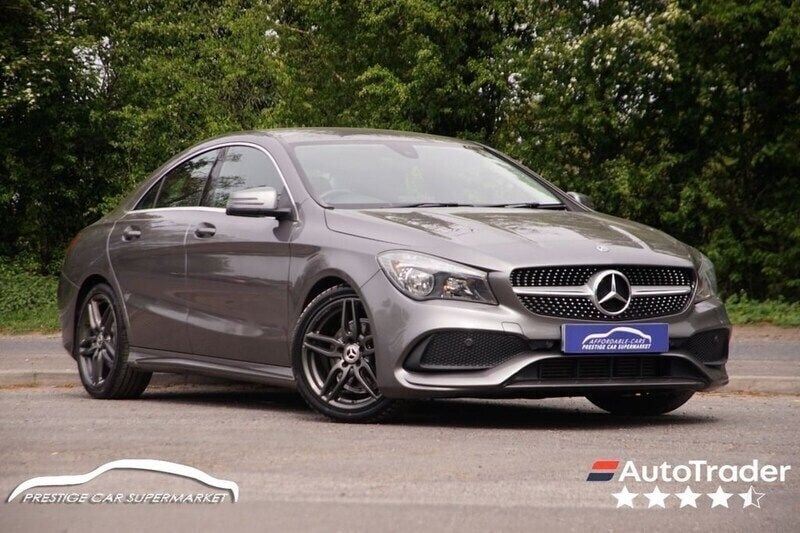 Grey Used 2019 Mercedes CLA180 AMG line Sedan | £13,399 (Good price) - Image 1/4