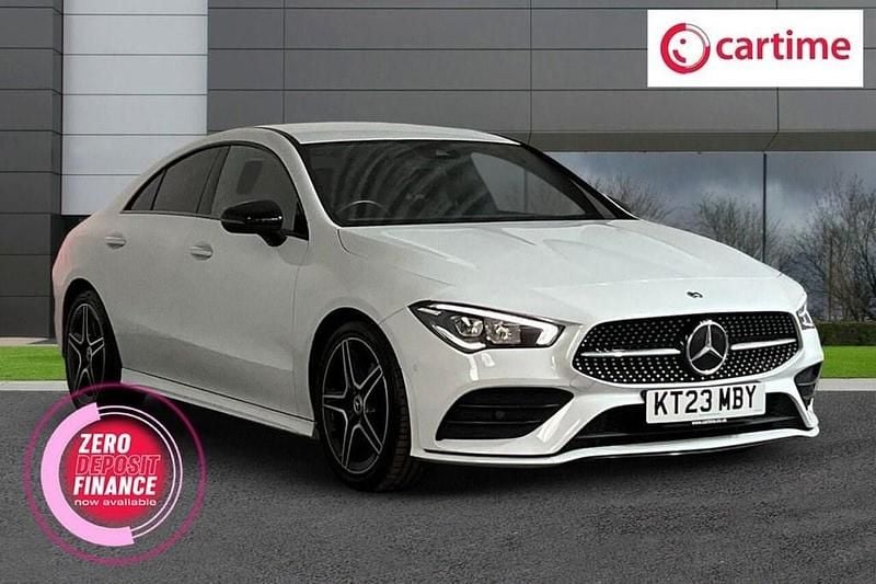 White Used 2023 Mercedes CLA180 AMG Line Premium Sedan | £22,599 (Fair price) - Image 1/4