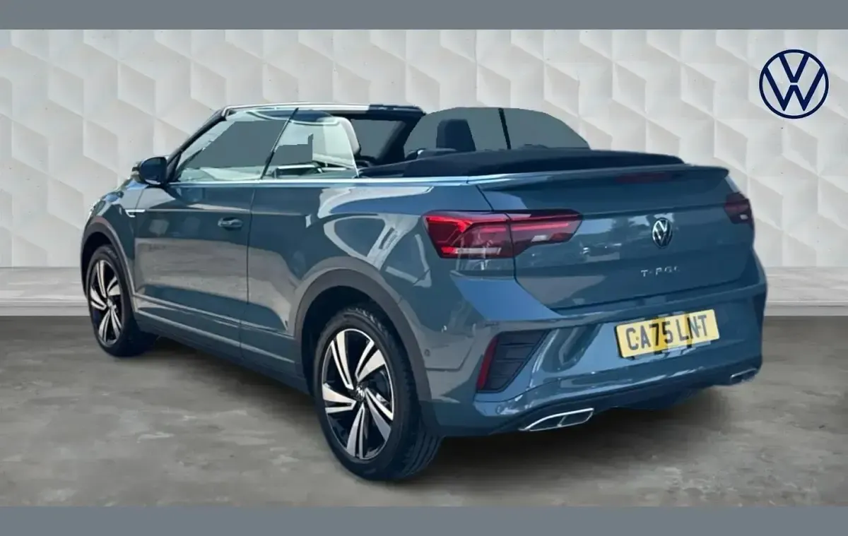 Used VW T-Roc Cabriolet R-line 150 HP (110 kW) 2025 Blue Cabriolet