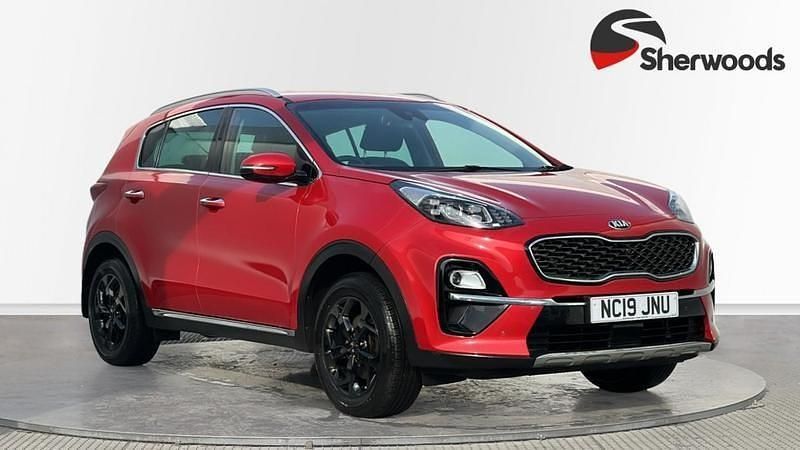 Used Kia Sportage 130 HP (95 kW) 2019 Red SUV