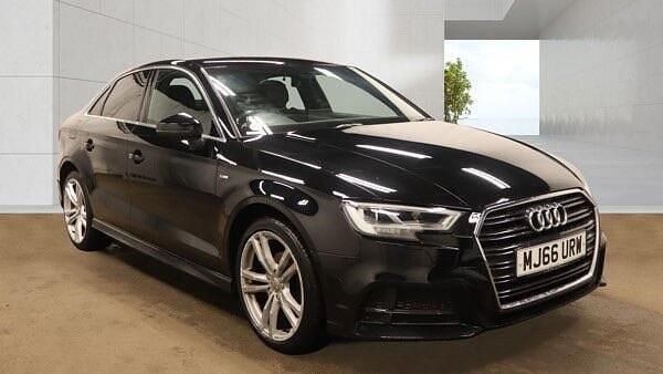 Begagnad Audi A3 S-Line 2016 Svart Sedan